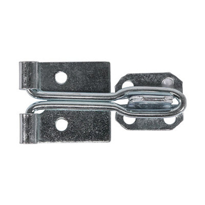 Timco Hasp & Staple Wire Pattern Silver4" from B&Q