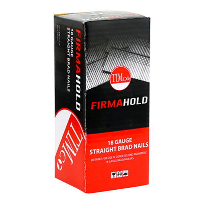 Timco Firmahold Collated Brad Nails18 GaugeStraightStainless Steel Bss183818G X 38mm from B&Q