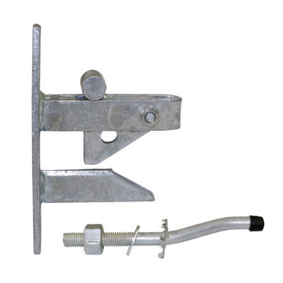 Timco Self Locking Gate Catch With Cranked Striker Hot Dipped Galvanised from B&Q