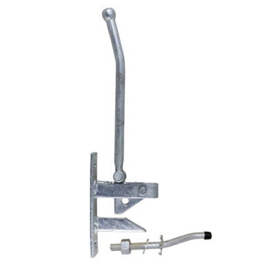 Timco Hunting Type Lift Gate Catch With Cranked Striker Hot Dipped Galvanised 425mm from B&Q