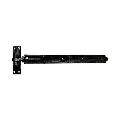 Timco Adjustable Band & Hook On Plates Hinges - 350Mm Black