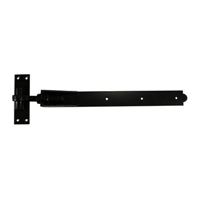 Timco Adjustable Band & Hook On Plates Hinges - 600Mm Black