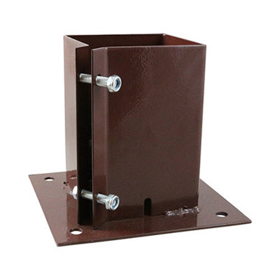 Timco Bolt Down Post Support Bolt Secure Oxide - 100Mm Red