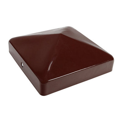 Timco Fence Post Cap Oxide Red100mm from B&Q