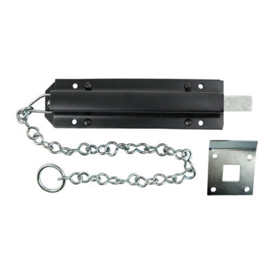 Timco Spring Chain Bolt - 18" Black