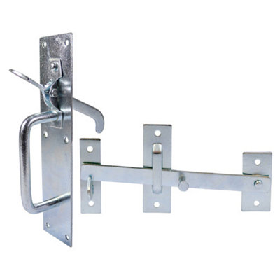 Timco Suffolk Latch Medium Duty Zinc205 X 45mm from B&Q