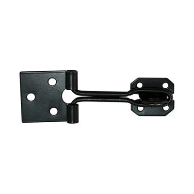 Timco Hasp & Staple Wire Pattern Black6" from B&Q