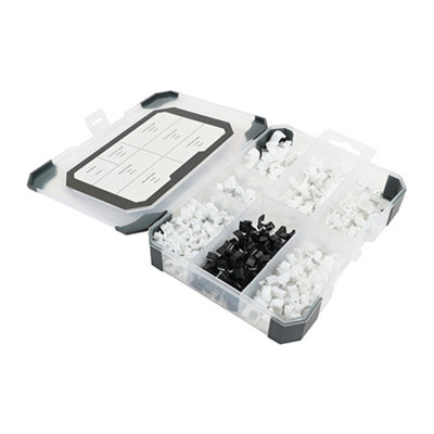 TimcoMixed TrayCable Clips (Size 290Pcs290 Pieces) from B&Q