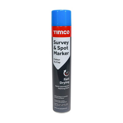 Timco Survey & Spot Marker Blue750Ml from B&Q