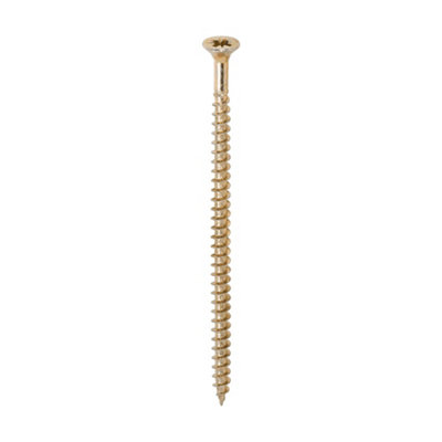 Timco Solo Countersunk Gold Woodscrews4.0 X 80 (200Pcs) from B&Q