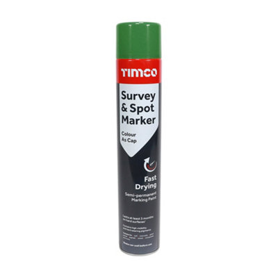 Timco Survey & Spot Marker Green750Ml from B&Q