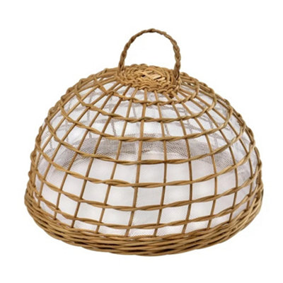 Eddingtons Dome: 50Cm Wicker Mesh Lined Food Cover from B&Q