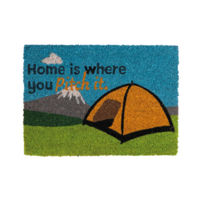 Quest Home Is Where You Pitch It Heavy Duty Tent Coir Mat from B&Q