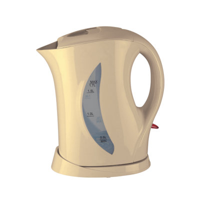 Quest Leisure Scotsman Low Wattage Cream Kettle 1.7L 1000W from B&Q