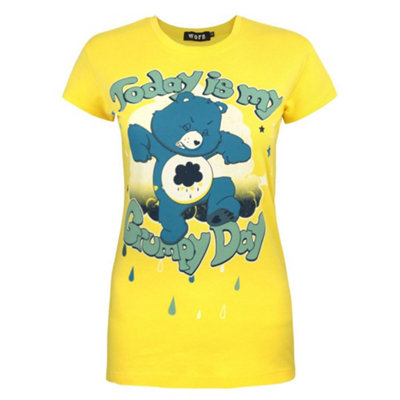 B&Q -  Care Bears Womens Yellow Short Sleeved T-Shirt (Small)