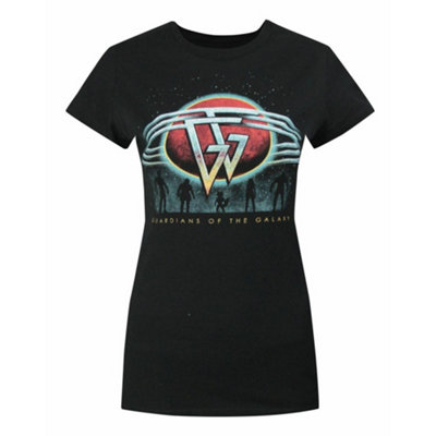 Vanilla Underground Marvel Womens Black Planet Short Sleeved T-Shirt (X-Large) from B&Q