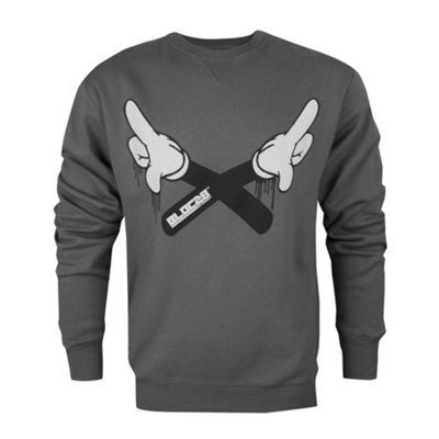 Vanilla Underground Disney Mens Grey Mickey Mouse Sweatshirt (Medium) from B&Q