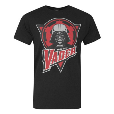 B&Q -  Star Wars Mens Black Darth Vader Short Sleeved T-Shirt (Medium)