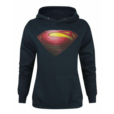 Vanilla Underground Dc Comics Womens Blue Superman Hoodie (Large) from B&Q