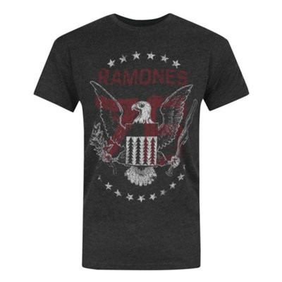 Vanilla Underground Amplified Clothing Mens Black Ramones Short Sleeved T-Shirt (Small) from B&Q