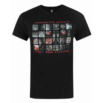 Vanilla Underground Terminator Mens Black Movie Graphic Short Sleeved T-Shirt (Medium) from B&Q
