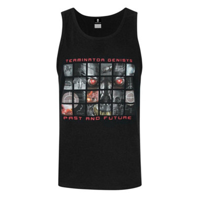 Vanilla Underground Terminator Mens Black Movie Graphic Vest (Medium) from B&Q