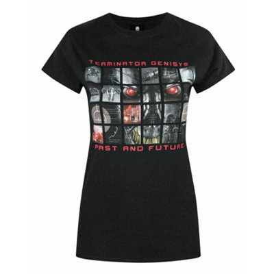 Vanilla Underground Terminator Womens Black Short Sleeved T-Shirt (Small) from B&Q