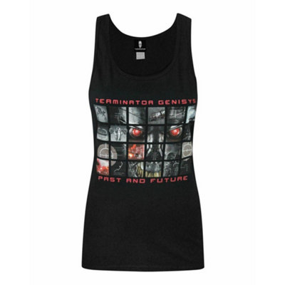Vanilla Underground Terminator Womens Black Movie Graphic Vest (Medium) from B&Q