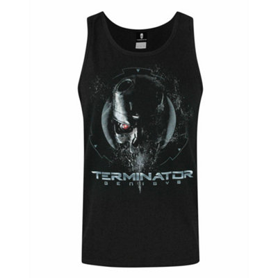 Vanilla Underground Terminator Mens Black Endoskeleton Vest (Xx-Large) from B&Q