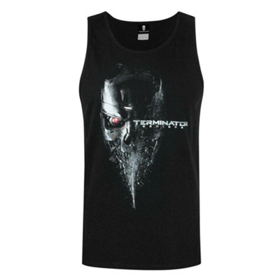 Vanilla Underground Terminator Mens Black Logo Vest (Medium) from B&Q