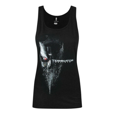 Vanilla Underground Terminator Womens Black Logo Vest (Large) from B&Q