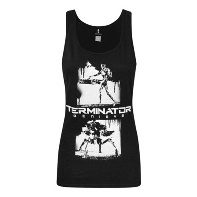 Vanilla Underground Terminator Womens Black Movie Graphic Vest (Large) from B&Q