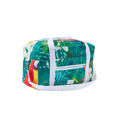 Periea Folding Travel BagTropical Parrot Ryanair Cabin BagLightweight Foldable Underseat Holdall For Travel
