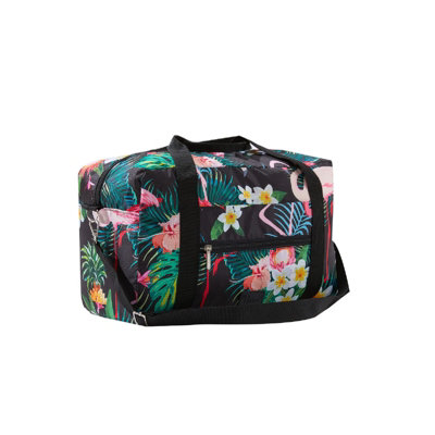 Periea Folding Travel BagTropical Flamigos Ryanair Cabin BagLightweight Foldable Underseat Holdall For Travel