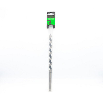 Rikä Rika Wood Auger Bit 12mm X 160/235 Carbon Steel Heavy Duty Precision Drilling from B&Q