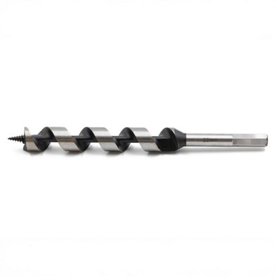 Rikä Rika Wood Auger Bit 22mm X 160/235 Carbon Steel Heavy Duty Precision Drilling from B&Q