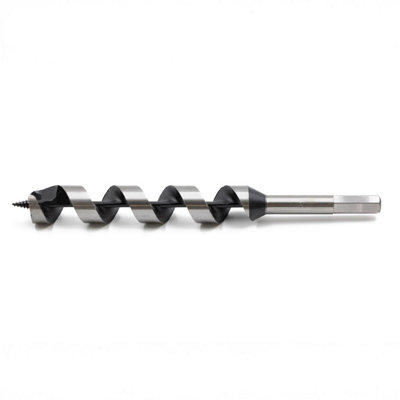 Rikä Rika Wood Auger Bit 25mm X 160/235 Carbon Steel Heavy Duty Precision Drilling from B&Q