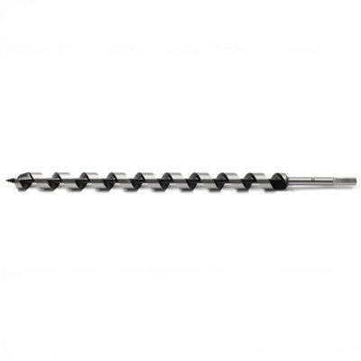 Rikä Rika Wood Auger Bit 22mm X 360/460 Carbon Steel Heavy Duty Precision Drilling from B&Q