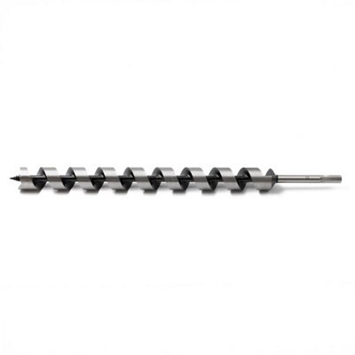 Rikä Rika Wood Auger Bit 32mm X 360/460 Carbon Steel Heavy Duty Precision Drilling from B&Q