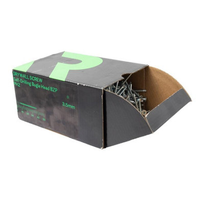Rikä Rika 3.5 X 38mm Drywall Screw 1000Pk Self-Drilling Bugle Head Twin Thread Bzp from B&Q