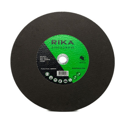 Rikä Rika Metal Cutting Disc For Chopsaw 350 X 2.8 X 25mm High Performance Abrasive from B&Q
