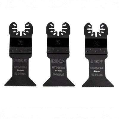 Rikä Rika Multitool Blade Set 3Pk 44mm Pro/diy Quick Release Shank Compatibile Fit from B&Q
