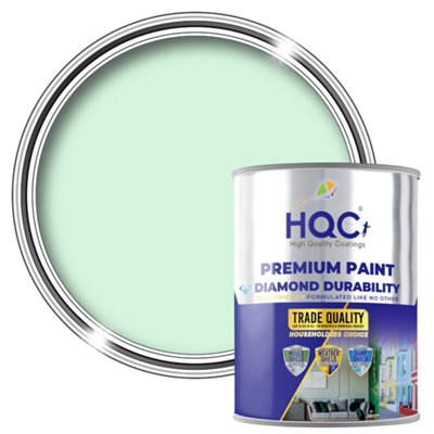 Hqc Vinyl Matt Emulsion PaintMatt Finish For Interior Walls & CeilingsMint Green5L from B&Q