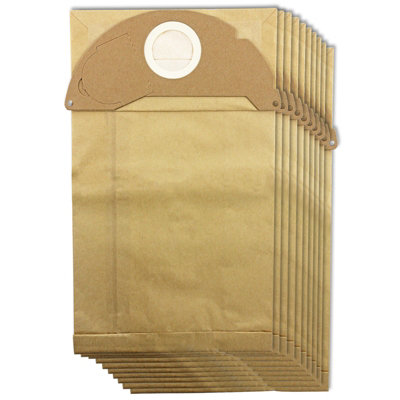 Spares2Go Dust Bags Compatible With Karcher Mv2 Ipx4 Wd2 Filtered Double Walled Vacuum Cleaner X 10 from B&Q