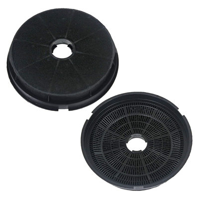 Spares2Go St1 Type Round Charcoal Vent Filters Compatible Baumatic Oven Cooker Hoods (Pack Of 2) from B&Q
