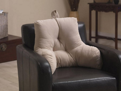 Lancashire Textiles Backrest Reading Pillow And Support Cushion For Lower BackCream from B&Q