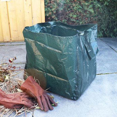 Marco Paul 2Pc 74L Garden Waste BagsHeavy Duty Bags Large Refuse Sacks With Handles from B&Q