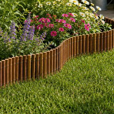 15Cm X 2M Garden Willow Edging Border Roll Edging from B&Q