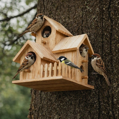 Marco Paul Large Garden Wooden Bird House from B&Q