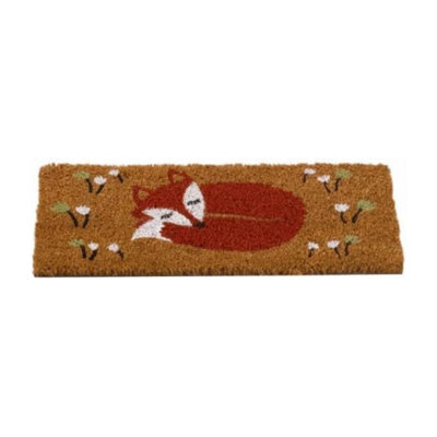 B&Q Decoir Fox Hollow Design Doormat Door Mats Natural Look Slip Resistant